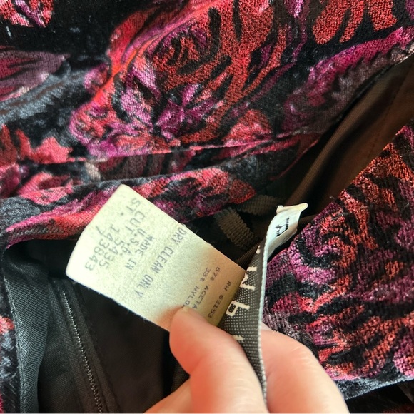 Rampage Floral Halter Mini Dress in Black and Pink Y2K size 7 - Picture 7 of 14